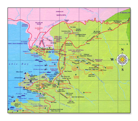 Subic Map